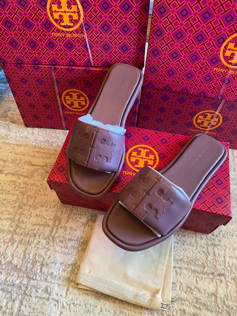 Tory Burch Double Sport Slide Sandals